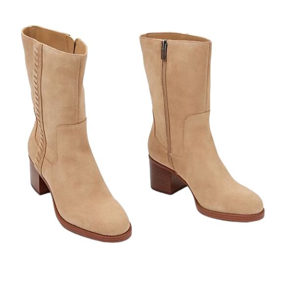 Vince Camuto Tan Heeled Boots - Picture 1 of 10